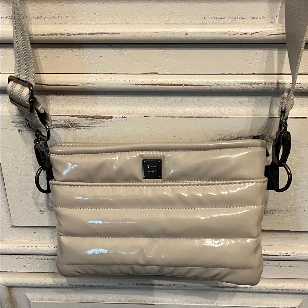Elegant Cream Crossbody Bag